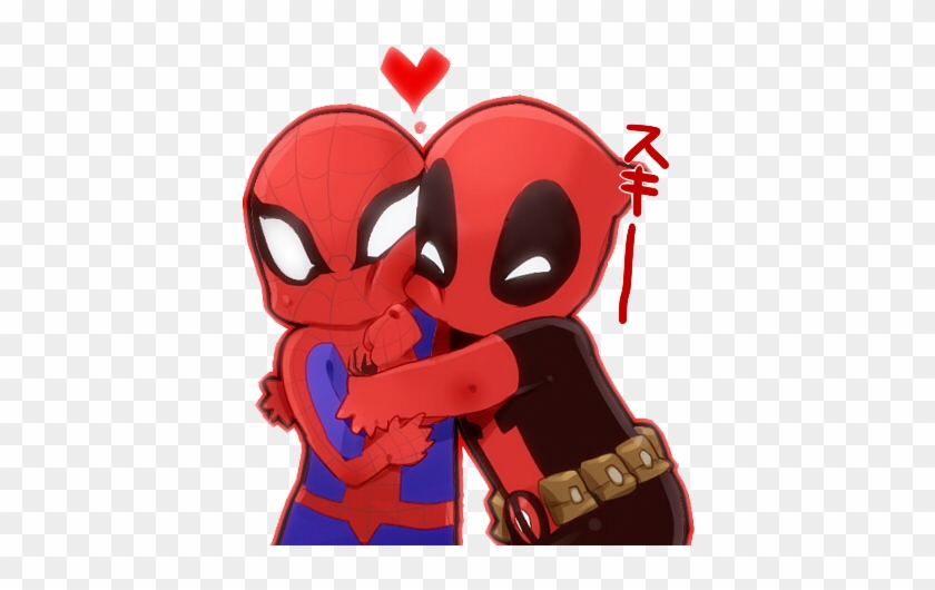 I Have Alot Of Deadpoolxspiderman - Deadpool X Spiderman Chibi #1230028