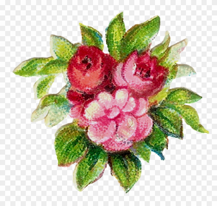 Free Flower Clip Art The Smell Of Roses,free Flower - Clip Art #1230067