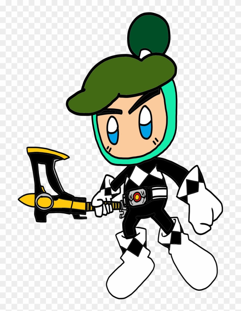 Midoribon As Adam Park Replaced For Black Ranger Zack - Cartoon #1230091
