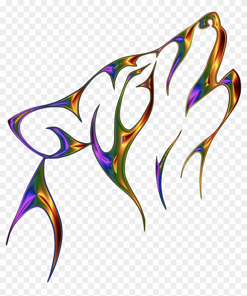Clipart Cobalt Steel Tribal Wolf Bclipart Prismatic - Clipart Cobalt Steel Tribal Wolf Bclipart Prismatic #1230211