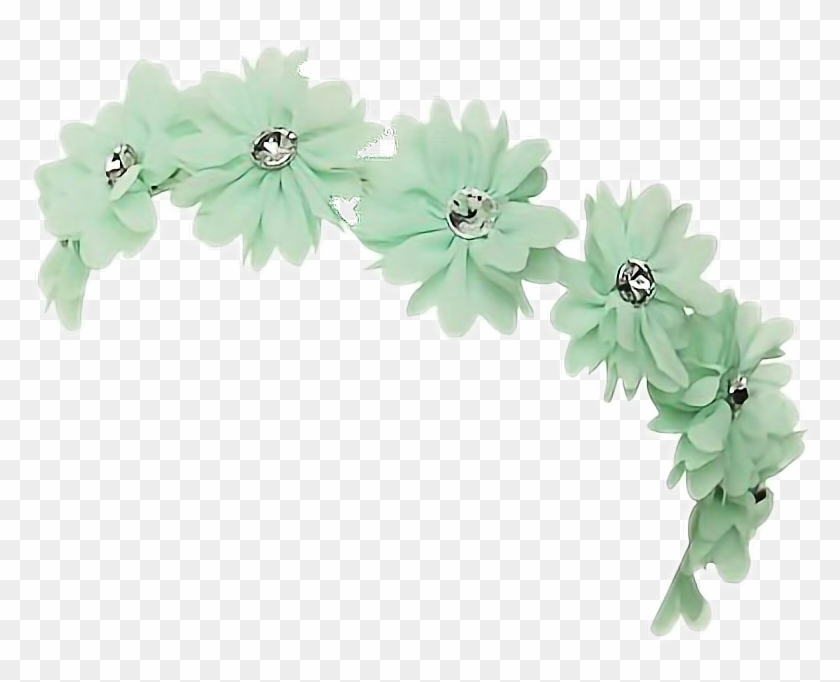 Crown Flower Clip Art Flower Crown Png Download 1024 - Green Flower Crown Png #1230360