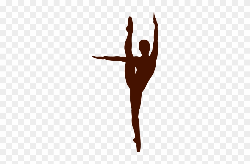 ballerina pose silhouette, dancing free svg file - SVG Heart