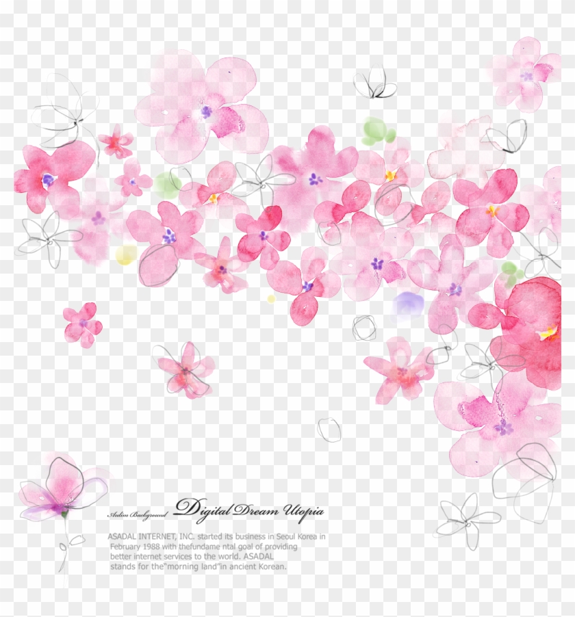 Floral Design Flower Pink Pattern - Floral Design Flower Pink Pattern #1230432