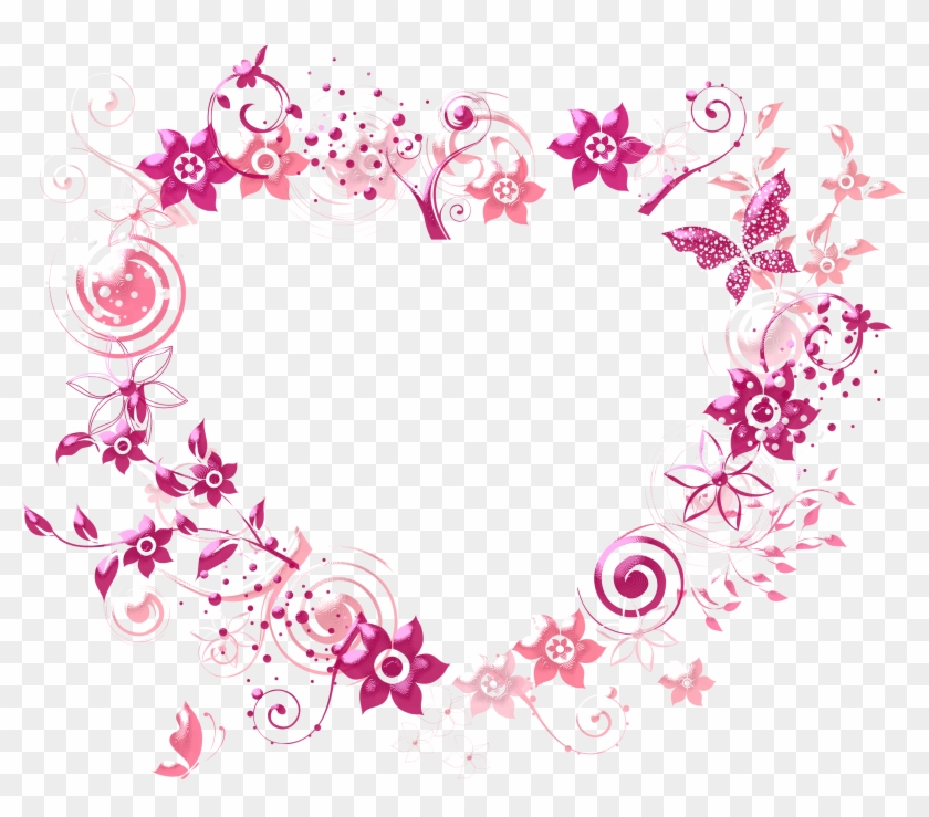 Flower Desktop Wallpaper Clip Art - Corazones De Flores Png #1230452