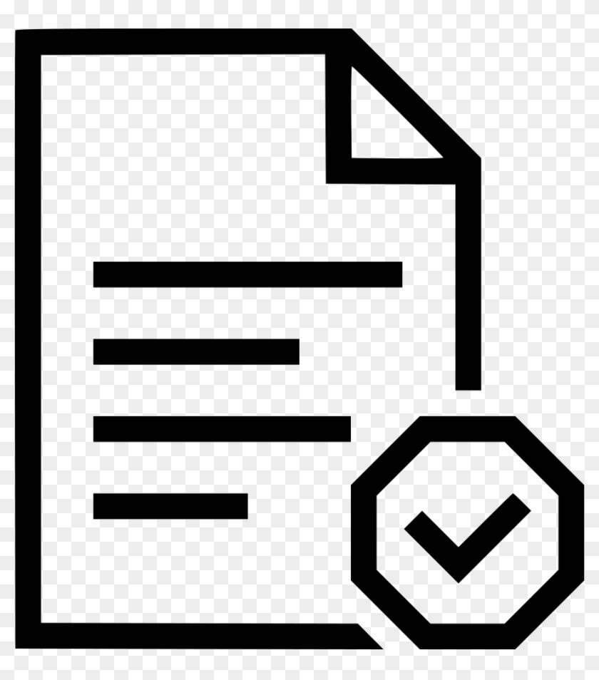 Text Page Paper Checkmark Complete Finished Done Checked - Warrant Icon Png #1230450