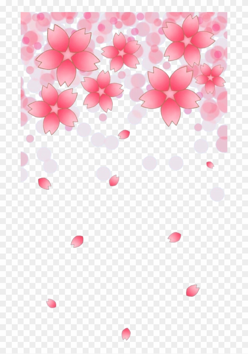 Cherry Blossom Petal Cerasus - Cherry Blossom Petals Falling Png #1230464