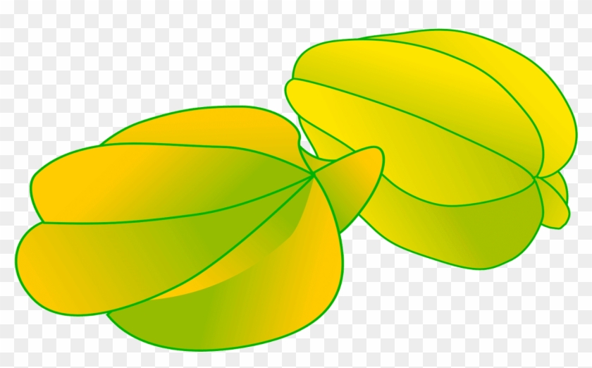 Star Fruit Carambola - Fruits Clipart #1230526