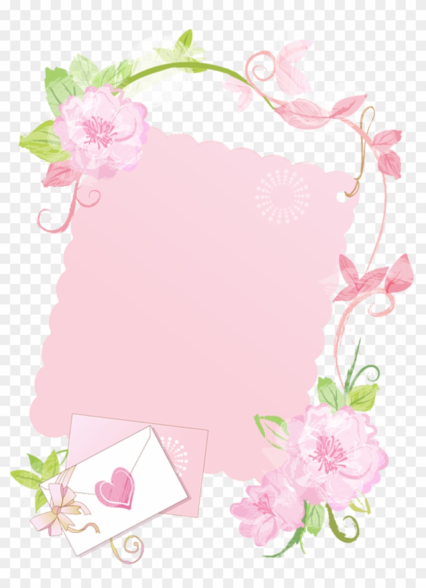 Writing Paper, Paper Background, Digital Papers, Clip - Hojas Decoradas De Primabera #1230544