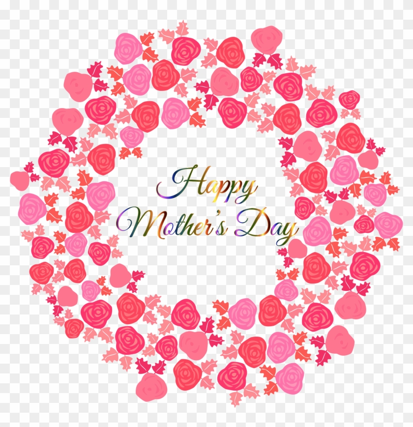 Comely Clip Art Happy Mothers Day Medium Size - Happy Mothers Day Shirt #1230554