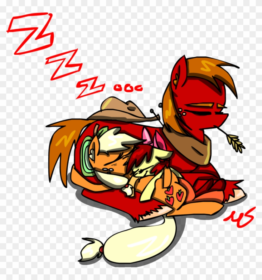 Cute Sleepy Horse Siblings By Mushroom Cookie Bear - Cartoon #1230574