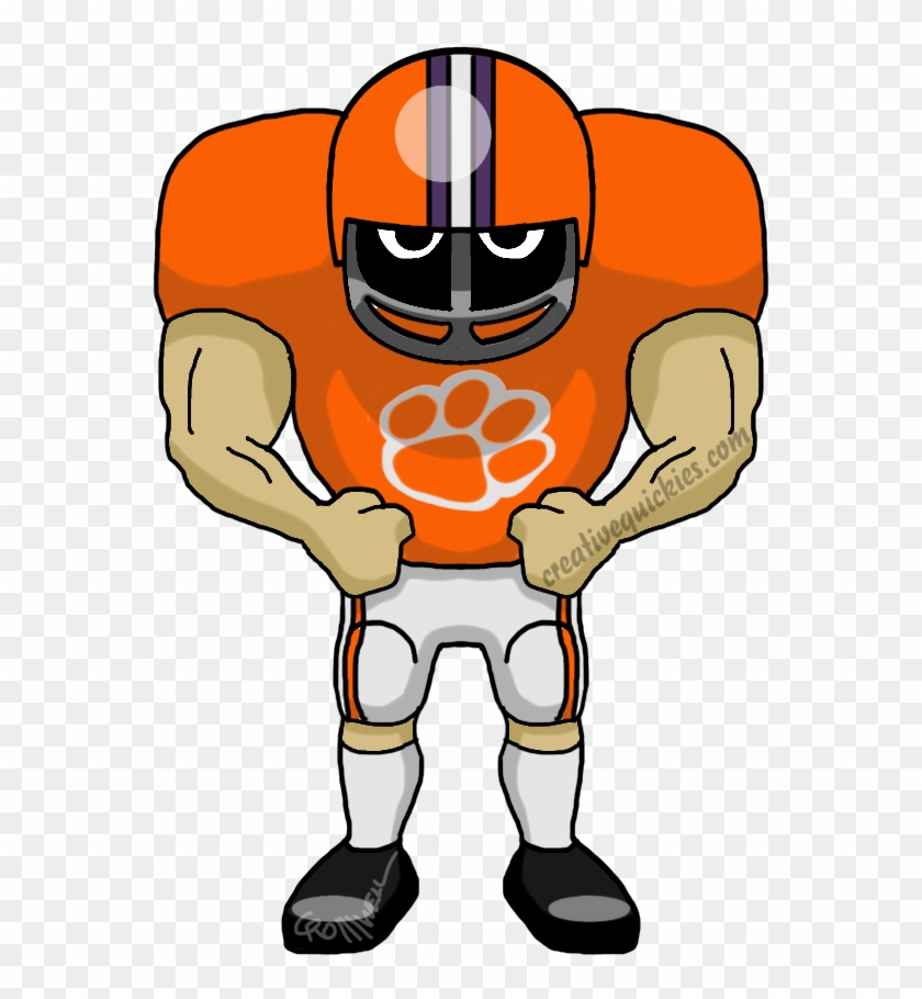 Clemson South Carolina Tigers - Dallas Cowboy Football Player Clipart #1230638