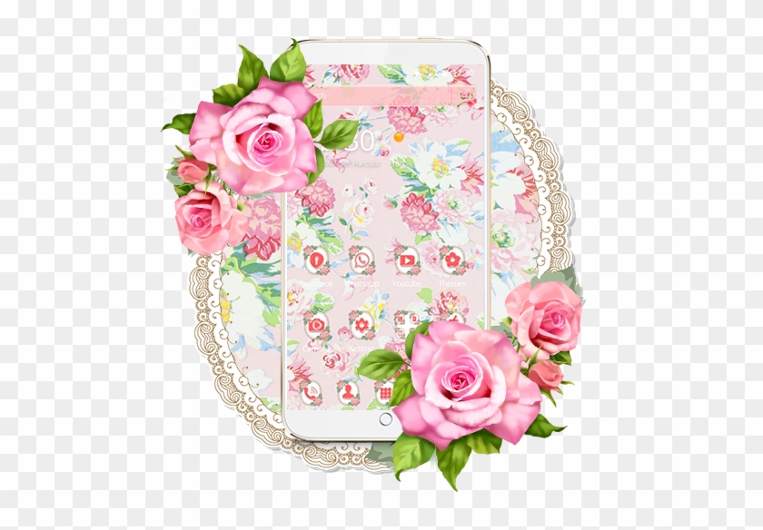 Pink Rose Blossom Theme Wallpaper - Jewelry Series Animal Series Flower Series Totem Series #1230731