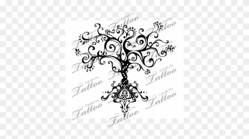 Whimsical Tree Of Life - Tattoo #1230792