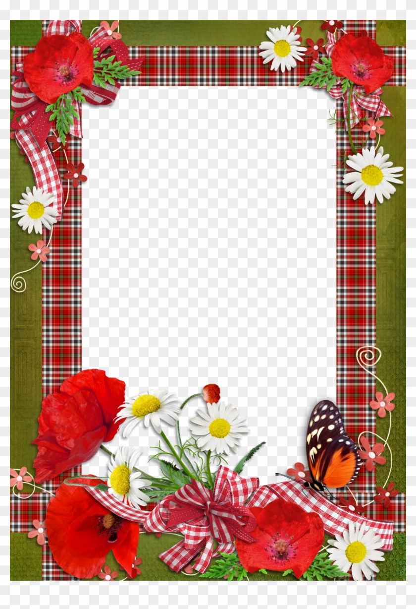 Frame Png - Flower Photo Frames Design Png #1230833