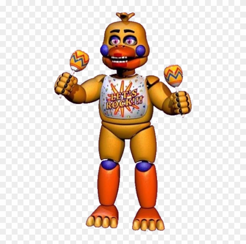 Rockstar Chica Full Body By Foxyedits By Foxyedits - Five Nights At Freddy's 6 Rockstar Chica #1230901