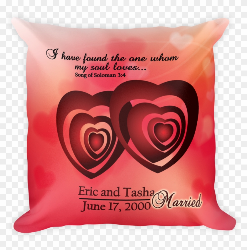 Heart To Heart- Wedding Gift Pillow - Throw Pillow #1230929