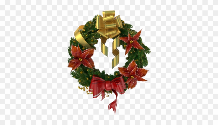 Christmas Wreath Psd - Wreath #1230954