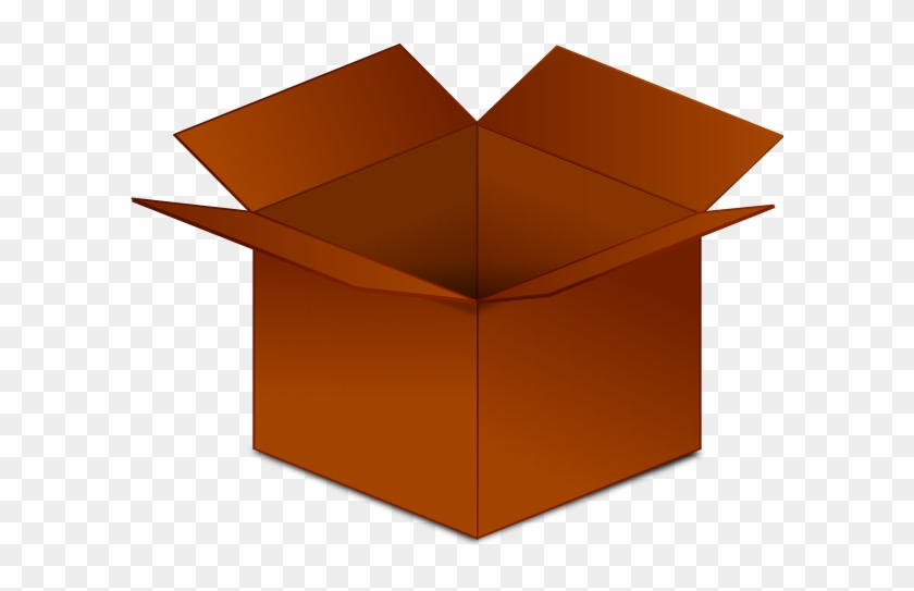 Open Cardboard Box Clip Art At Clker Com Vector Clip - Origami #1231170