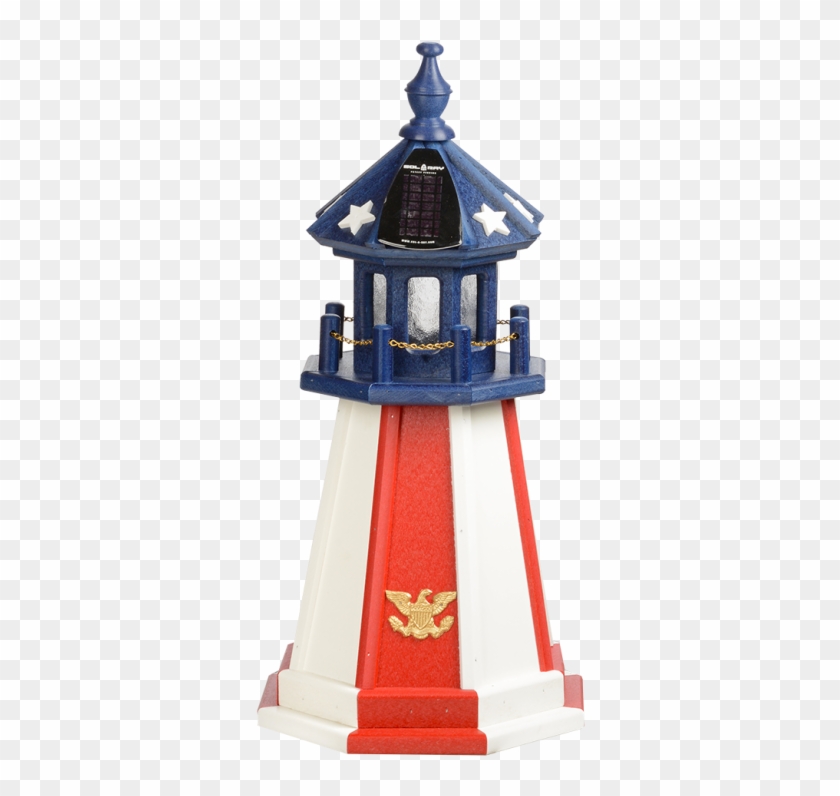 2' Patriotic Poly Lighthouse - Lighthouse #1231176