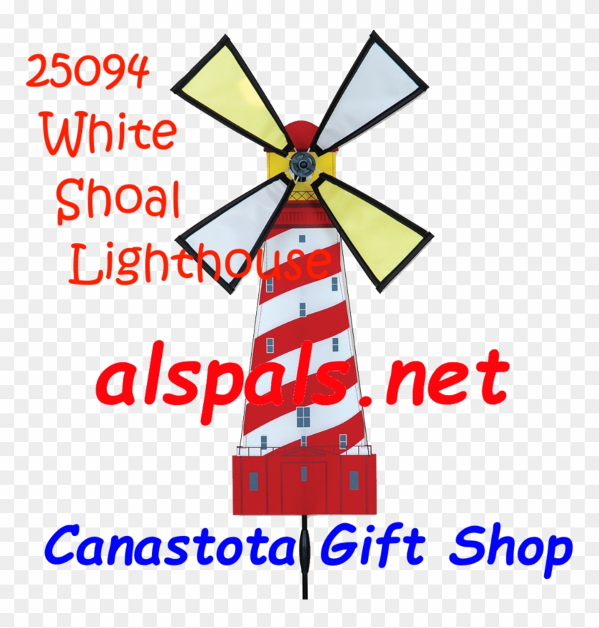 Catalog For Petite Wind Spinners Featured At The Best - Lighthouse Spinner - Wht Shoal #1231199