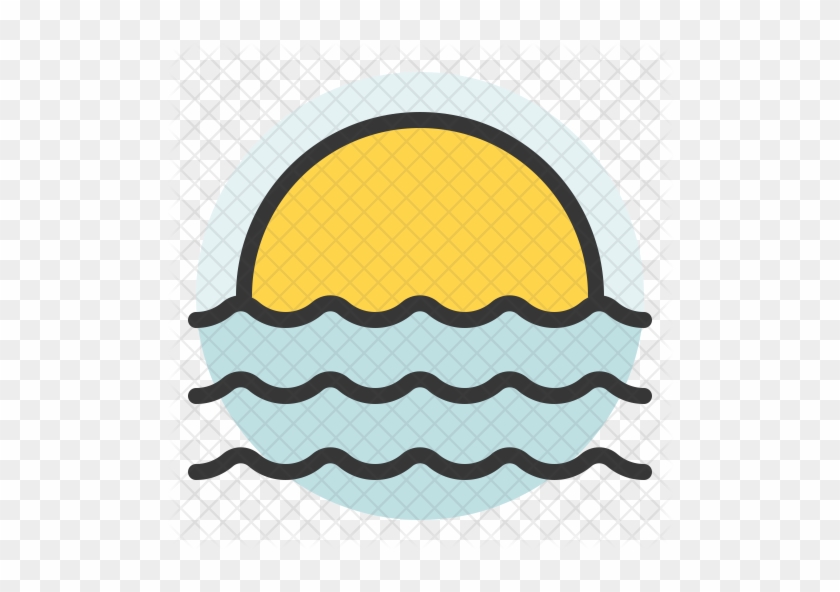 Sunset Icon - Sea #1231222