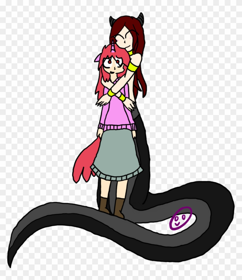 Naga Hug By Ninetailsofawesome - Manga #1231299