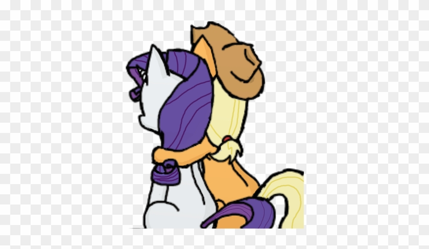 Rarijack Hug By Gambler83 - Cartoon #1231304