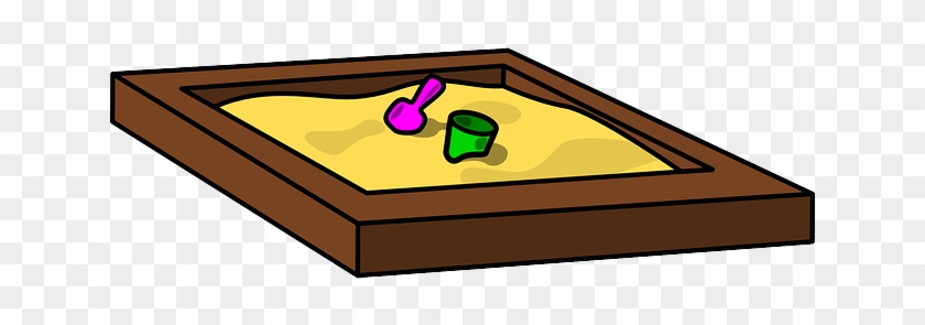 Box, Sand, Kids, Cartoon, Free, Play, Sandbox, Sandpit - Sandbox Clip Art #1231323