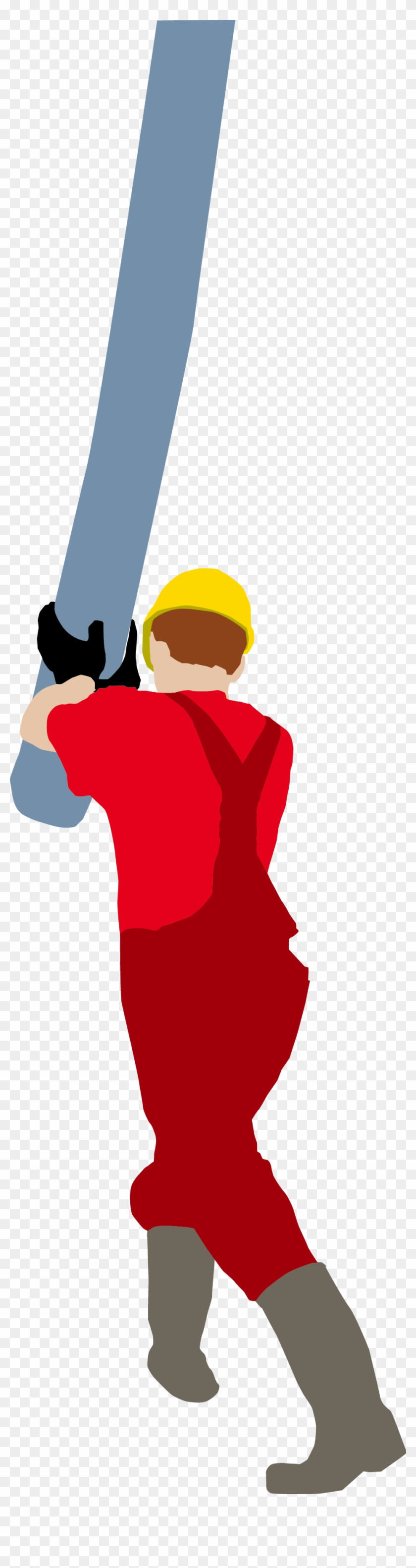 Laborer Clip Art - Construction Worker Silhouette #1231333