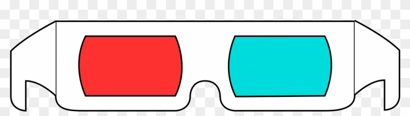 3d Brille Clipart 4 By Rachel - Red Cyan Glasses #1231331