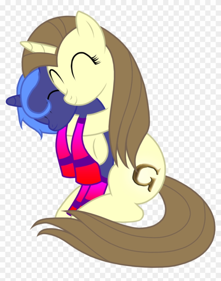 Safe Gaanpony Vector Cute Lulu Hug Cuddling By Rozbojnik2 - Cartoon #1231350