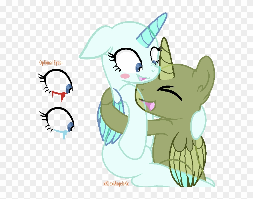 Base 1 Bae Hugs By Xxlexiangeloxx - Mlp Base Couple Hug #1231386