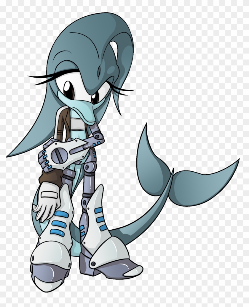 Dolphin Cyborg Fc By Vosmy Dolphin Cyborg Fc By Vosmy - Sonic Characters Dolphins #1231452