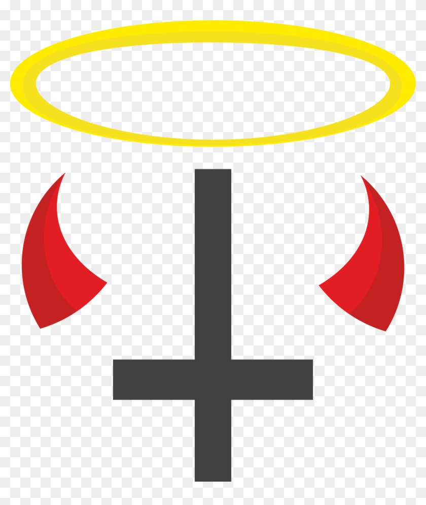 Line Angle - Satan - Cross #1231591