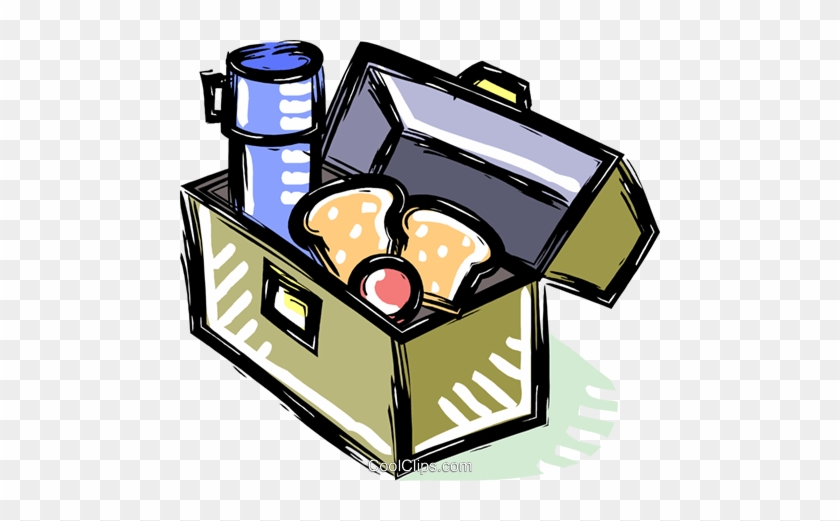Lunch Box Royalty Free Vector Clip Art Illustration - Lunch #1231600