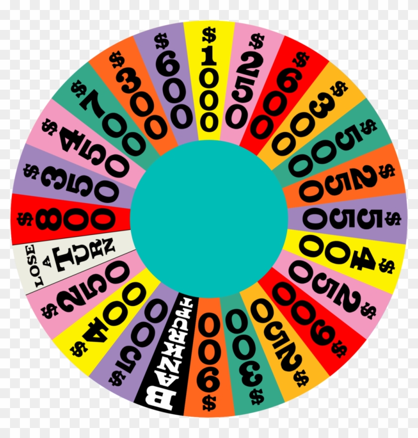 To Watch Tv Clipart Download - Wheel Of Fortune Wheel #1231721