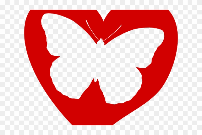 Hearts Clipart Butterfly - Clip Art #1231733