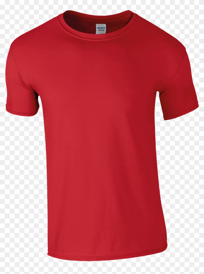Gildan Men's Softstyle Short Sleeve T-shirt - Gildan 64000 Heather Red #1231751