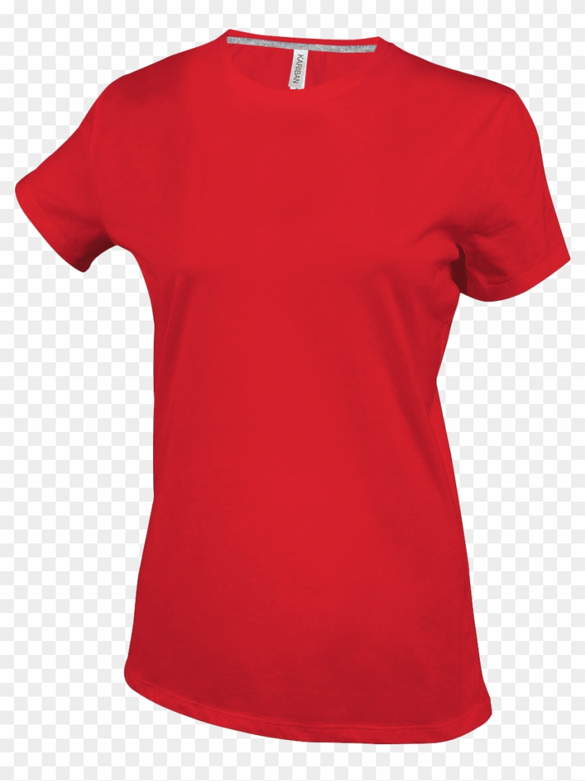 Kariban Ladies Crew Neck Short Sleeve T-shirt - Polo Shirt Uniform For Woman #1231752