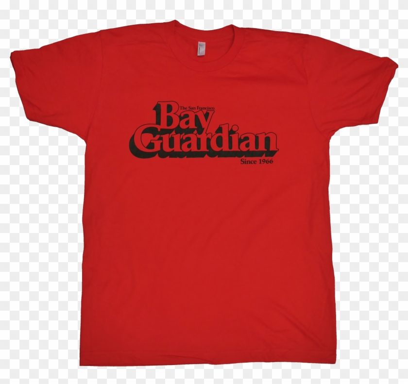 Retro Guardian Logo Red Tee - T-shirt #1231756