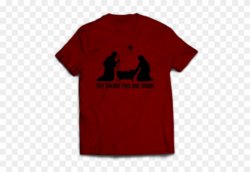 Try Taking This Nativity Down T-shirt - T Shirt Legendary Skyrim #1231764