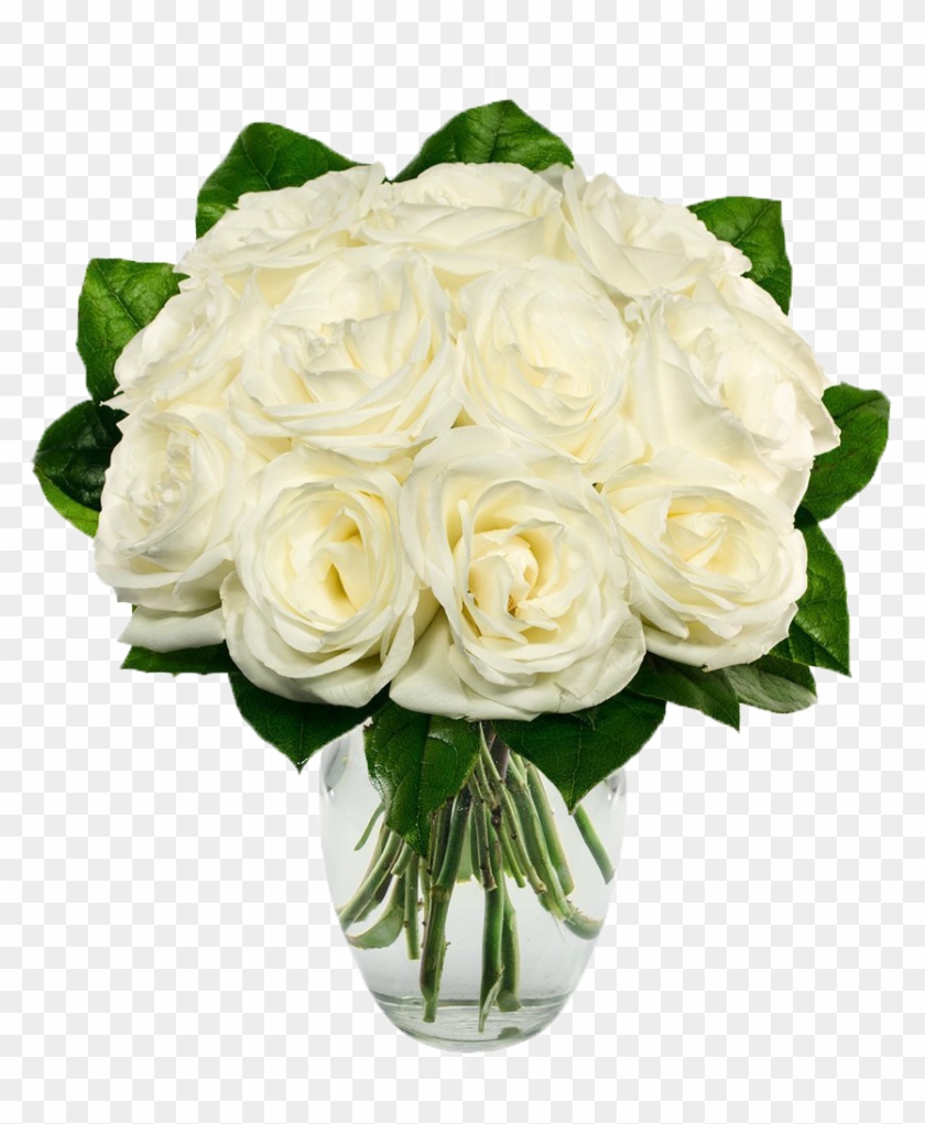 White Roses Transparent Background - One Dozen White Roses - Regular #1231793