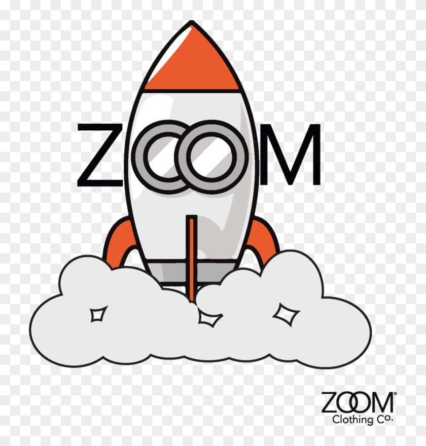 Zoom Rocket T - Cartoon Rocket Ship #1231809