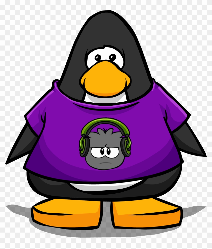 Dubstep Puffle T-shirt From A Player Card - Club Penguin Penguin Band Hoodie #1231843