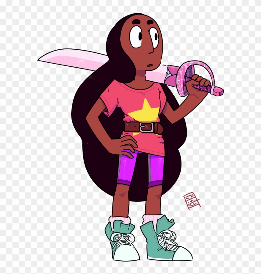 T-shirt Connie Pink Vertebrate Fictional Character - Connie Steven Universe Shirt #1231859