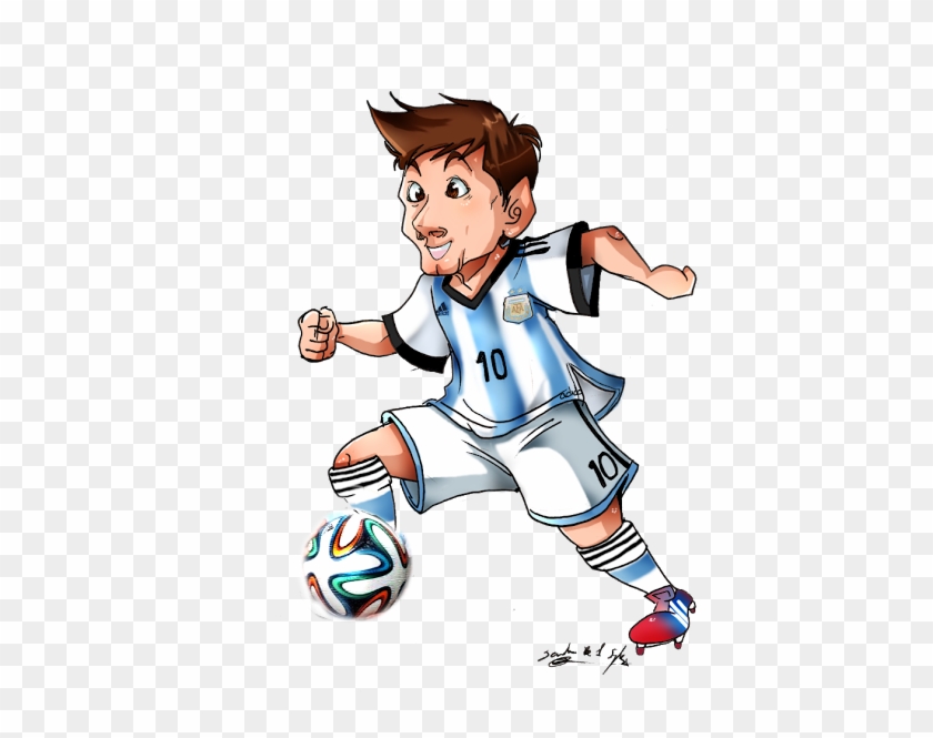 Lionel Messi Clipart Transparent - Messi Cartoon Transparent #1231877