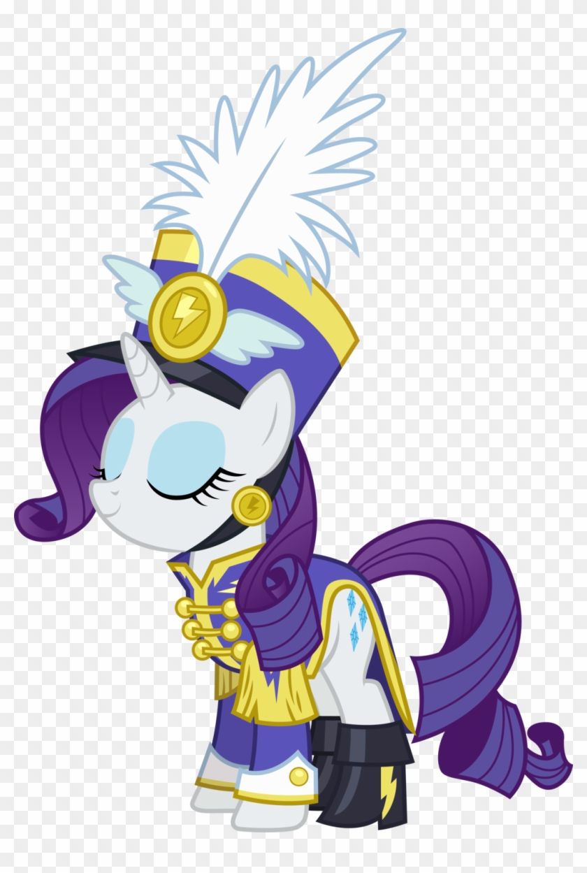 Rarity In Uniform By Cloudyglow Rarity In Uniform By - Mlp Rarity Wonderbolt #1231947