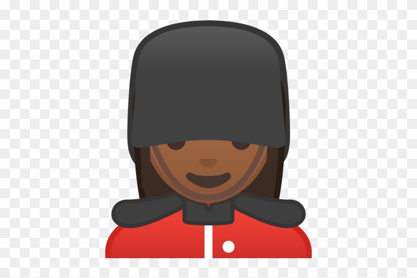 10502 Woman Guard Medium Dark Skin Tone Icon - Dark Skin #1232027