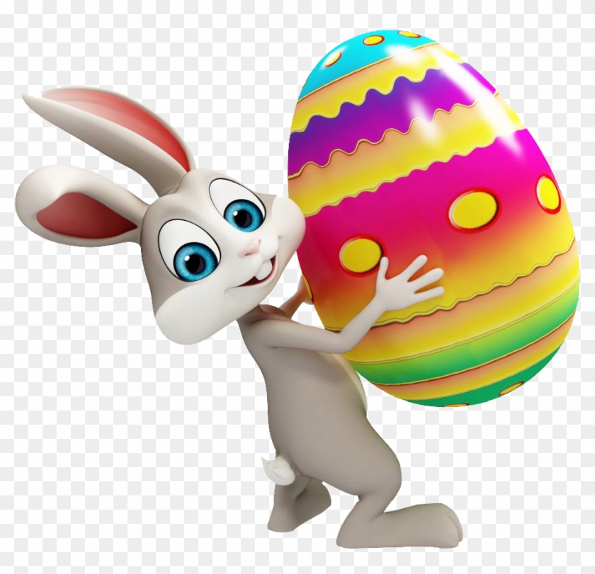 Easter Bunny Egg Hunt Easter Egg Clip Art - Easter Bunny Transparent Background #1232182