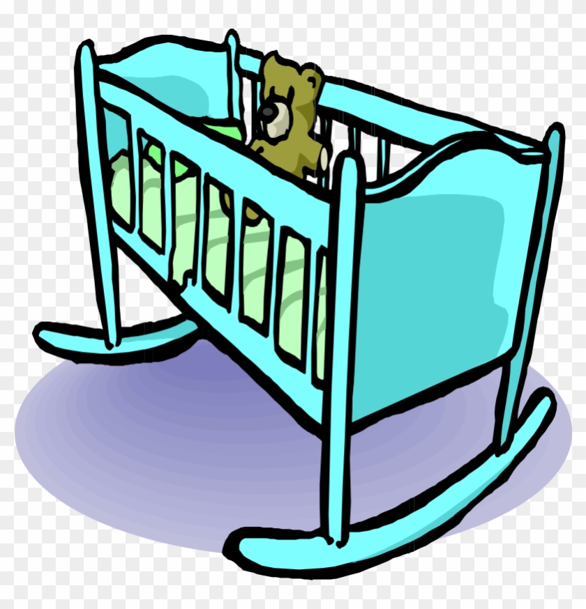 Gary The Snail Clipart - Baby Cradle Clip Art #1232208